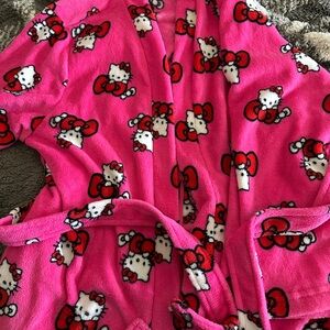 Hello Kitty Fuzzy Pink Sleepwear